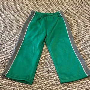 Green and gray sweatpants 24 months